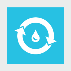 Water treatment plant icon