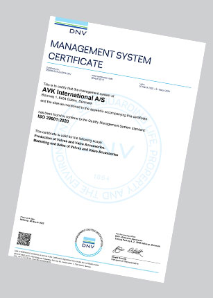 Certificate ISO 29001