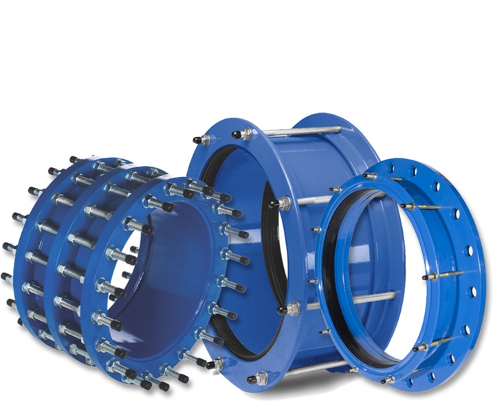 AVK couplings adaptors for wastewater